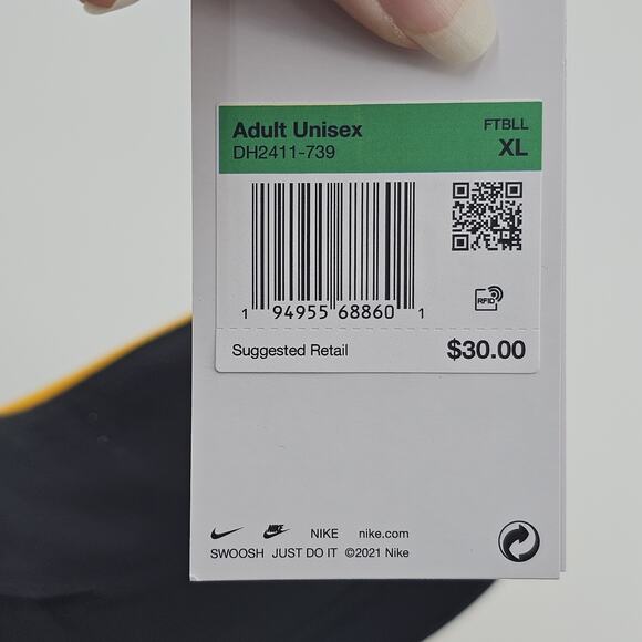 NEW Nike Adult Unisx VISOR AeroBill Adjustable XL Lightweight Golf Tennis YELLOW - Picture 9 of 11